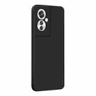 For OPPO Reno11 F PINWUYO Sense Series Liquid Silicone TPU Phone Case(Black) - 1