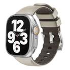 For Apple Watch Series 9 41mm Two-Color Silicone Watch Band(Starlight) - 1