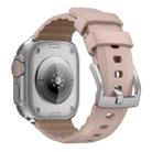 For Apple Watch Series 6 40mm Two-Color Silicone Watch Band(Pink) - 2