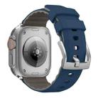 For Apple Watch Series 5 40mm Two-Color Silicone Watch Band(Midnight Blue) - 2