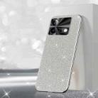 For vivo iQOO Neo8 Pro Electroplated Glitter Powder Phone Case(Silver) - 1