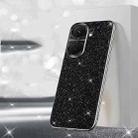 For vivo iQOO Neo9 Electroplated Glitter Powder Phone Case(Black) - 1