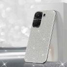 For vivo iQOO Neo9S Pro+ Electroplated Glitter Powder Phone Case(Silver) - 1