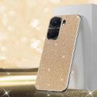 For vivo iQOO Neo9S Pro+ Electroplated Glitter Powder Phone Case(Gold) - 1