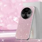 For vivo X100s Electroplated Glitter Powder Phone Case(Pink) - 1