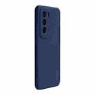 For OPPO Reno12 ENKAY Liquid Silicone Soft Shockproof Phone Case(Dark Blue) - 1