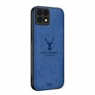 For Xiaomi 14T Pro Deer Head Cloth Skin All-inclusive Phone Case(Blue) - 1