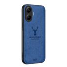 For Xiaomi Redmi Turbo 4 Pro Deer Head Cloth Skin All-inclusive Phone Case(Blue) - 1