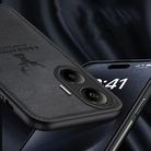For Xiaomi Redmi Turbo 4 Pro Deer Head Cloth Skin All-inclusive Phone Case(Blue) - 3