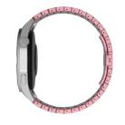 For Samsung Galaxy Watch 46mm 22mm One Bead Paint Butterfly Buckle Alloy Watch Band(Pink) - 3