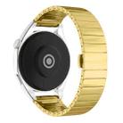 For Huawei Watch GT2 Pro 22mm One Bead Paint Butterfly Buckle Alloy Watch Band(Gold) - 2