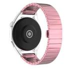 For Huawei Watch GT 42 / 46mm 22mm One Bead Paint Butterfly Buckle Alloy Watch Band(Pink) - 2