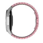 For Huawei Watch GT 42 / 46mm 22mm One Bead Paint Butterfly Buckle Alloy Watch Band(Pink) - 3