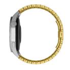 For Honor Watch Dream 22mm One Bead Paint Butterfly Buckle Alloy Watch Band(Gold) - 3