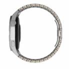 For Amazfit  Watch Bip 5 22mm One-Bead Paint Butterfly Buckle Alloy Watch Band(Titanium Color) - 3