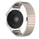 For Amazfit Watch GTR 2 22mm One-Bead Paint Butterfly Buckle Alloy Watch Band(Titanium Color) - 2