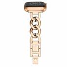 For Apple Watch Ultra 2 49mm Quick-Release Metal Chain Watch Band(Rose Gold) - 3