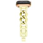 For Apple Watch Ultra 49mm Quick-Release Metal Chain Watch Band(Gold) - 3