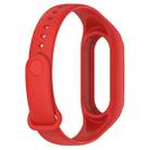 For Xiaomi Smart Band 9 / 9 NFC Solid Color Integrated Silicone Watch Band(Red) - 3