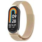 For Xiaomi Smart Band 9 / 9 NFC Milan Magnetic Stainless Steel Watch Band(Champagne) - 1