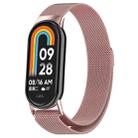 For Xiaomi Smart Band 9 / 9 NFC Milan Magnetic Stainless Steel Watch Band(Rose Pink) - 1