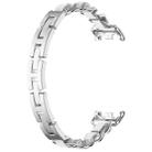 For Xiaomi Smart Band 9 / 9 NFC Fashion Bracelet Metal Watch Band(Silver) - 3