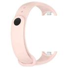 For Xiaomi Smart Band 9 / 9 NFC Metal Connector Solid Color Silicone Watch Band(Pink) - 3