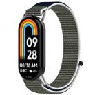 For Xiaomi Smart Band 9 / 9 NFC Loop Nylon Hook and Loop Fastener Watch Band(Gray Blue) - 1