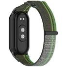 For Xiaomi Smart Band 9 Loop Nylon Hook and Loop Fastener Watch Band(Dark Green) - 2