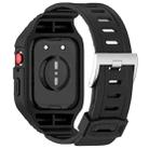 For Huawei Watch Fit3 Armour Integrated TPU Watch Band(Black) - 2