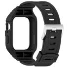 For Huawei Watch Fit3 Armour Integrated TPU Watch Band(Black) - 3
