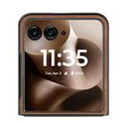 For Motorola Razr 60 Ultra Vintage Leather PC Back Cover Phone Case(Brown) - 3
