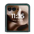 For Motorola Razr 60 Ultra Vintage Leather PC Back Cover Phone Case(Green) - 3