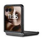 For Motorola Razr 60 Ultra Carbon Fiber Texture Leather Back Phone Case(Black) - 3