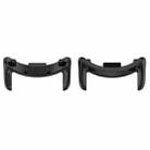 For Xiaomi Smart Band 9 12mm 1 Pair Metal Watch Band Connector(Black) - 1