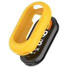 For Xiaomi Smart Band 9 NFC Half Coverage Silicone Watch Soft Case(Yellow) - 1