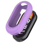 For Xiaomi Smart Band 9 NFC Half Coverage Silicone Watch Soft Case(Purple) - 1