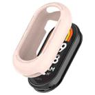 For Xiaomi Smart Band 9 NFC Half Coverage Silicone Watch Soft Case(Pink) - 1