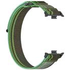 For vivo iQOO Watch GT Loop Nylon Hook and Loop Fastener Watch Band(Dark Green) - 3