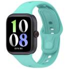For vivo iQOO Watch GT Solid Color Silicone Watch Band(Mint Green) - 1