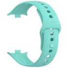 For vivo iQOO Watch GT Solid Color Silicone Watch Band(Mint Green) - 3