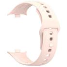 For vivo iQOO Watch GT Solid Color Silicone Watch Band(Light Pink) - 3