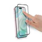 For iPhone 16 Pro mocolo 2.5D Full Glue Full Cover Tempered Glass Film - 3