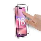 For iPhone 16 Plus mocolo 2.5D Full Glue Full Cover Tempered Glass Film - 2