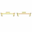 For vivo iQOO Watch GT 22mm 1 Pair Metal Watch Band Connector(Gold) - 1