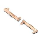 For vivo iQOO Watch GT 22mm 1 Pair Metal Watch Band Connector(Rose Gold) - 2