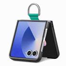 For Samsung Galaxy Z Flip7 5G Litchi Texture Leather Ring Phone Case(Green) - 2