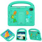 For iPad mini 6 Cartoon Sparrow EVA Shockproof Tablet Case(Glacier Green) - 1