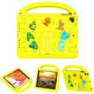 For iPad Air 2 / Air / 9.7 2018 Cartoon Sparrow EVA Shockproof Tablet Case(Yellow) - 1