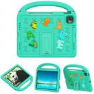 For iPad Air 2022 10.9 / Pro 11 2022 Cartoon Sparrow EVA Shockproof Tablet Case(Glacier Green) - 1